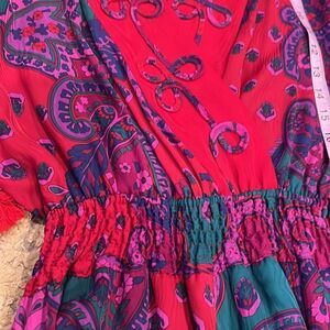 Vintage Diane Freis Maxi Dress Boho
Gypsy Abstract no size tag measures medium